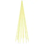 vidaXL LED-Weihnachtsbaum für Fahnenmast Warmweiß 732 LEDs 500 cm