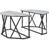 Syfax Couchtisch Sonoma-Grau 80 x 80 x 42 cm