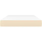 Syfax Taschenfederkernmatratze Mittel Creme 120x200x20 cm Stoff