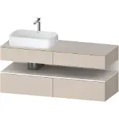 Duravit QA4765084830000 QTG KWTU WH Ek. 1400x550x600 Tp. Smt