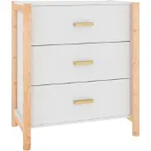 Syfax Sideboard Weiß 62x38x70 cm Holzwerkstoff