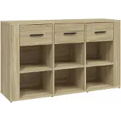 Syfax Sideboard Sonoma-Eiche 100x30x59,5 cm Holzwerkstoff