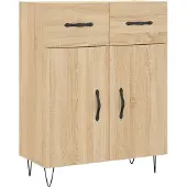 Syfax Sideboard Sonoma-Eiche 69,5x34x90 cm Holzwerkstoff