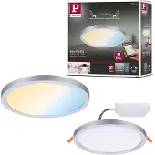 Paulmann Panel Areo ZigBee CCT rund chrom 17,5cm