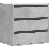 Syfax Kommode Betongrau 60x41x58 cm Holzwerkstoff