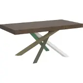 Itamoby Ausziehbarer Tisch 90x180/284 cm Volantis Noce Gestell 4/A