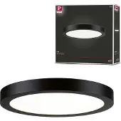 Paulmann Abia LED-Panel Ø 30cm 2.700K schwarz matt