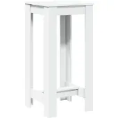 Syfax Bartisch Weiß 51x50x103,5 cm Holzwerkstoff