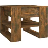 Syfax Couchtisch Räuchereiche 55,5x55x45 cm Holzwerkstoff