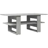 Syfax Couchtisch Betongrau 102x55x42 cm Holzwerkstoff