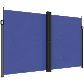 Syfax Seitenmarkise Ausziehbar Blau 200x1000 cm