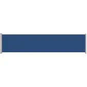 Syfax Seitenmarkise Ausziehbar 140x600 cm Blau