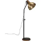 Syfax Stehleuchte 25 W Antik Messing 30x30x100-150 cm E27