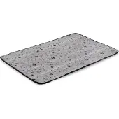 AIO Factory Hundebettmatte 120x80 cm wasserdicht Knochen schwarz
