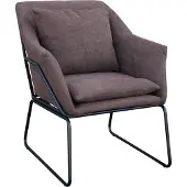 SVITA JOSIE Sessel Stoff braun Fernsehsessel Relaxsessel
