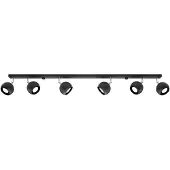 Sollux Deckenleuchte OCULARE 6L schwarz