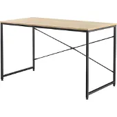 En.casa [] Schreibtisch 120x60x72cm Eiche-Optik Bürotisch Computertisch Arbeitstisch PC Tisch