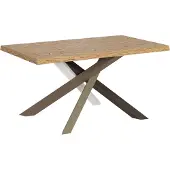Itamoby Fester Tisch 90x160 cm Versalux entrindete Eichenbeine 4/C