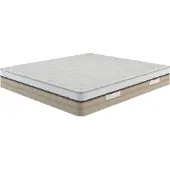Talamo Italia Italienisches Talamo Doppelmatratze Pandia 200x160x25 Weiß