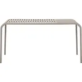 Hioshop Stella Gartentisch 150x90 cm grau.
