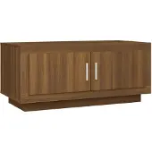 Syfax Couchtisch Braun Eichen-Optik 102x50x45 cm Holzwerkstoff