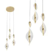 Toolight Hängelampe Led G028-3Cpr Gold
