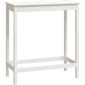 Syfax Bartisch Weiß 100x50x110 cm Massivholz Kiefer
