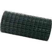 vidaXL Eurozaun 0,4 x 25 m PVC-beschichtetes Eisen Grün
