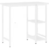 Syfax Computertisch Weiß 80x40x72 cm MDF und Metall