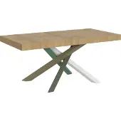 Itamoby Ausziehbarer Tisch 90x180/440 cm Volantis Quercia Natura Gestell 4/A