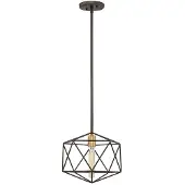 HINKLEY Elstead Astrid Hängeleuchte E27 Metallische, matte Bronze