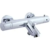 RAV Thermostatischer Wand-Badewannenmischer aus Chrom SLEZAK
