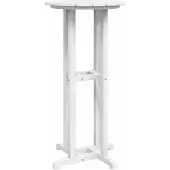 Syfax Bartisch Weiß 55 x 55 x 107 cm Polyethylen