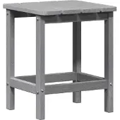 Syfax Beistelltisch Hellgrau 38 x 38 x 46 cm Polyethylen
