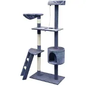 Syfax Katzen-Kratzbaum Sisal 150 cm Dunkelblau