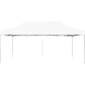 Syfax Profi-Partyzelt Faltbar Aluminium 6x3 m Weiß