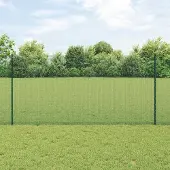 Syfax Zaun mit Pfosten Grün