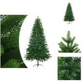 vidaXL Künstlicher Weihnachtsbaum Naturgetreue Nadeln 150 cm Grün - Weihnachtsbäume
