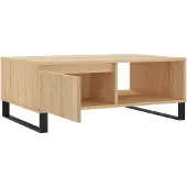 Syfax Couchtisch Sonoma-Eiche 90x60x35 cm Holzwerkstoff