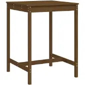 Syfax Gartentisch Honigbraun 82,5x82,5x110 cm Massivholz Kiefer