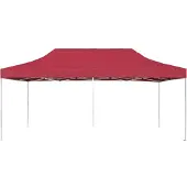 Syfax Profi-Partyzelt Faltbar Aluminium 6×3 m Weinrot