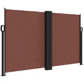 Syfax Seitenmarkise Ausziehbar Braun 140x600 cm