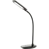 Globo Lighting Tischleuchte Kunststoff schwarz, verchromt, Touch Ein/Aus, 1, USB Kabel inkl., Flexo, LxBxH: 290x93x560mm, Kabellänge 1500mm, inkl. LED 5W 230V, 450lm Source, 280lm Output, 5500K