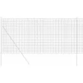 Syfax Eurozaun 1,4 x 10 m PVC-beschichtetes Eisen Grau