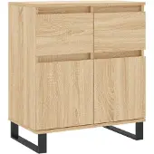 vidaXL Sideboard Sonoma-Eiche 60x35x70 cm Holzwerkstoff