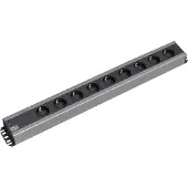 Bachmann 300.001 HANDWERKERLEISTE 9xCEE7/3 Strom 2,0m CEE7/7 300001