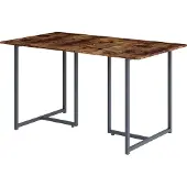 Vicco Esstisch Merido Eiche rustikal/Grau 140 x 80 cm, Model 55287