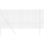 Syfax Eurozaun Grau 1,4 x 10 m PVC-beschichtetes Eisen