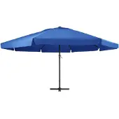Syfax Sonnenschirm mit Aluminium-Mast 500 cm Azurblau
