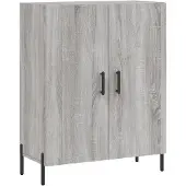 Syfax Sideboard Grau Sonoma 69,5x34x90 cm Holzwerkstoff